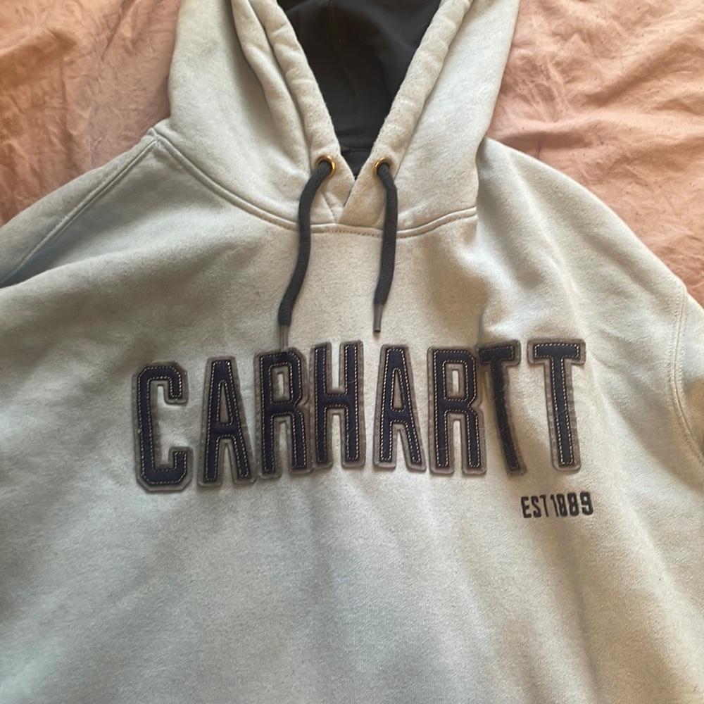 Light blue CARHARTT hoodie